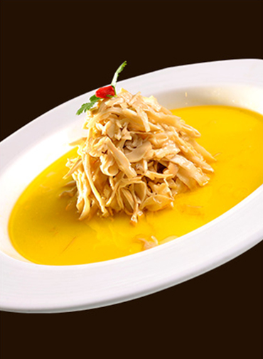 素の味のタケノコ千切り