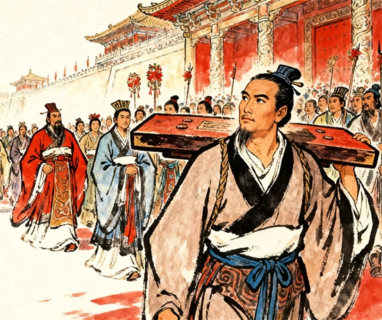 持参品は商人に渡る